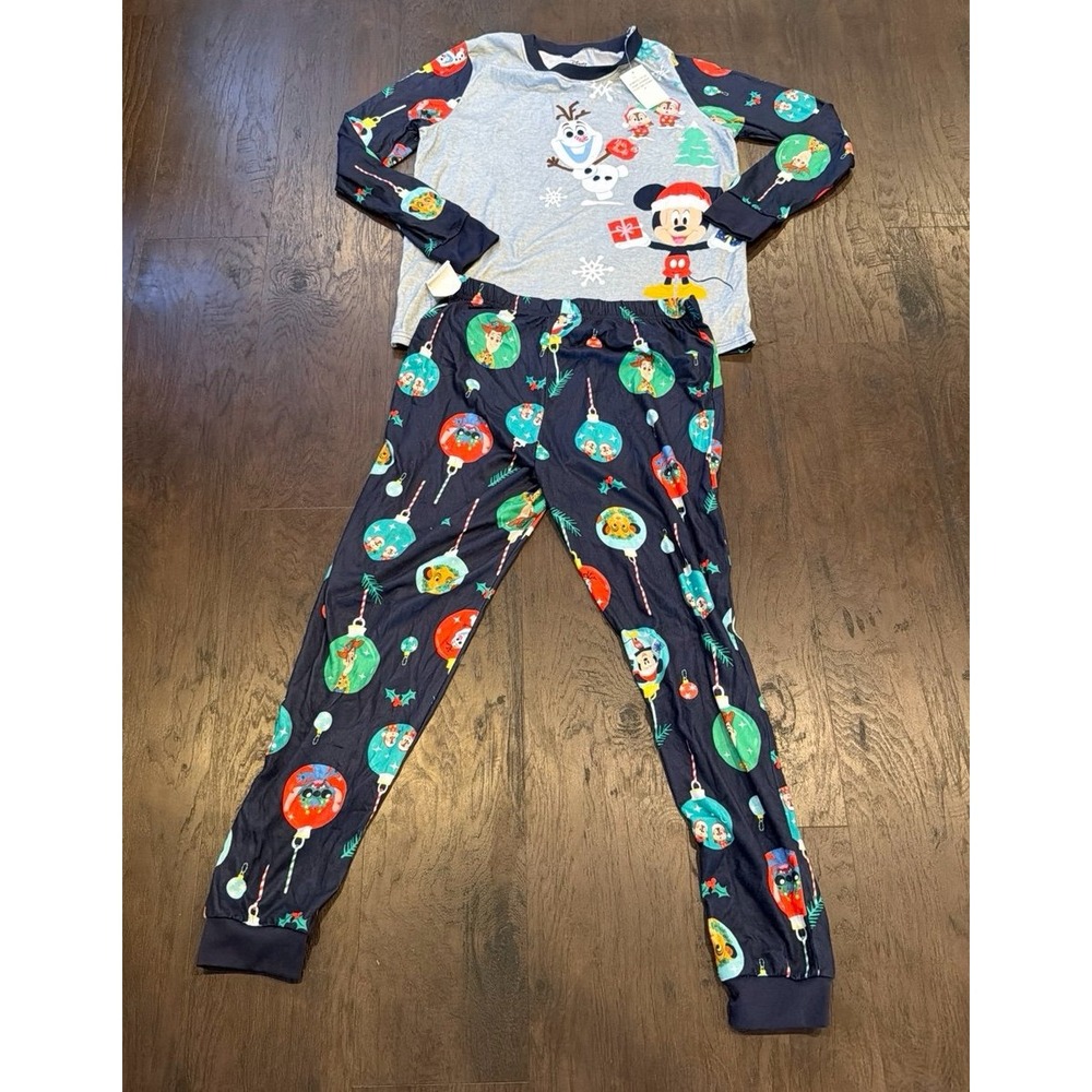 Disney 100 Family Christmas Pajama Set Medium NWT